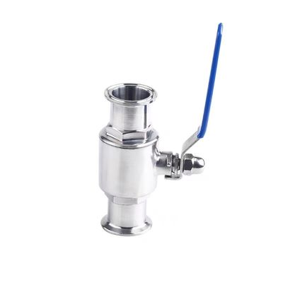 Valva de bola recta de 2 vías DIN SMS WZ Sanitaria de acero inoxidable 304 316 316L Tri Clamp