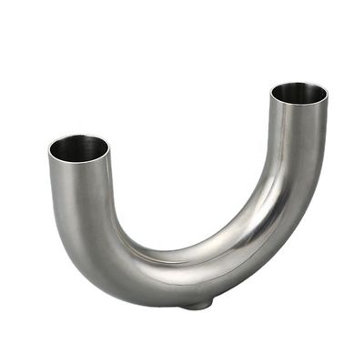 RTS Sanitario 304 316L Acero inoxidable U-tipo Tee para el grado higiénico de plata 1/2 '-12.0
