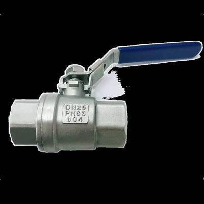 Válvulas de bola de acero inoxidable 304 316 DN8-DN100 PN63 2PC para necesidades industriales de trabajo pesado