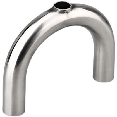 RTS Sanitario 304 316L Acero inoxidable U-tipo Tee para el grado higiénico de plata 1/2 '-12.0