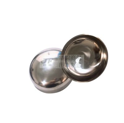304 316L Saldado Ovalado Cap de la Cabeza Sanitaria Acero inoxidable Esférico Cap Tubo de Accesorio