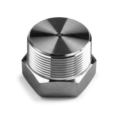 Plata forjada de alta presión NPT macho enchufe hex para acero inoxidable 304 316 316L