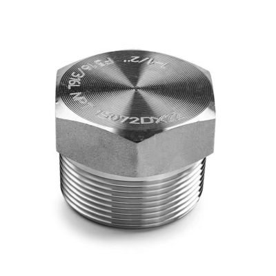 Plata forjada de alta presión NPT macho enchufe hex para acero inoxidable 304 316 316L