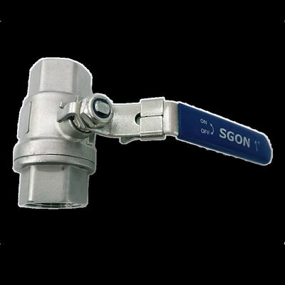 Acero inoxidable 304 316 2PC Válvulas de bolas de rosca femeninas DN8-DN100 PN63 DIN3202-M3