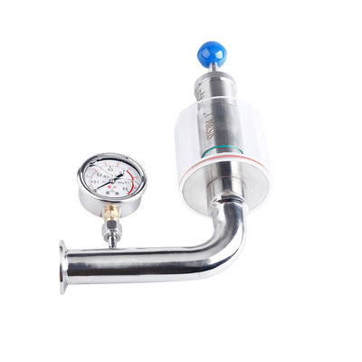 Válvula de escape de tipo L de seguridad de acero inoxidable sanitario 304/316 para el tanque de fermentación de cerveza