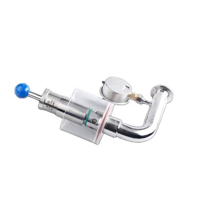 Válvula de escape de tipo L de seguridad de acero inoxidable sanitario 304/316 para el tanque de fermentación de cerveza