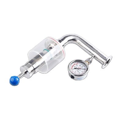 Válvula de escape de tipo L de seguridad de acero inoxidable sanitario 304/316 para el tanque de fermentación de cerveza