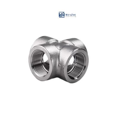 304 316 316L Acero de carbono forjado a alta presión con rosca/SW Cruce 1/4''-4.0' NPT BSPT
