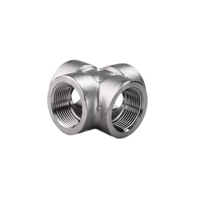 304 316 316L Acero de carbono forjado a alta presión con rosca/SW Cruce 1/4''-4.0' NPT BSPT