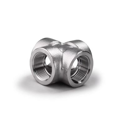 304 316 316L Acero de carbono forjado a alta presión con rosca/SW Cruce 1/4''-4.0' NPT BSPT