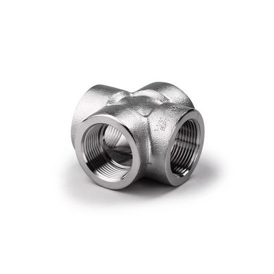 304 316 316L Acero de carbono forjado a alta presión con rosca/SW Cruce 1/4''-4.0' NPT BSPT