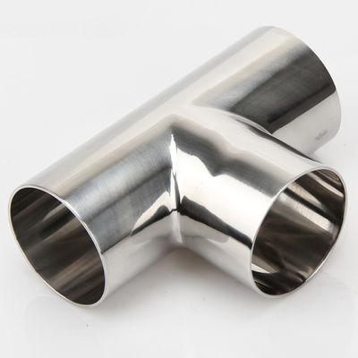 DN15-DN300 Sanitario de grado alimentario de acero inoxidable de soldadura sanitario/clampada igual Tee SS304 316L