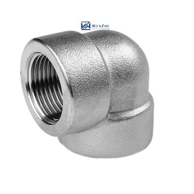 Plata DN25 de alta presión forjada Clase 6000/9000 Codo para conexión de toma de soldadura
