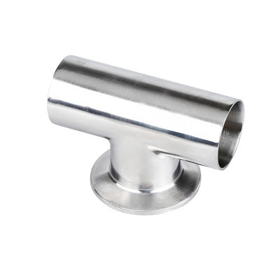 SS304 316L Tri Clamp Equal Tee Pipe Adaptado para conexiones de tuberías aerodinámicas