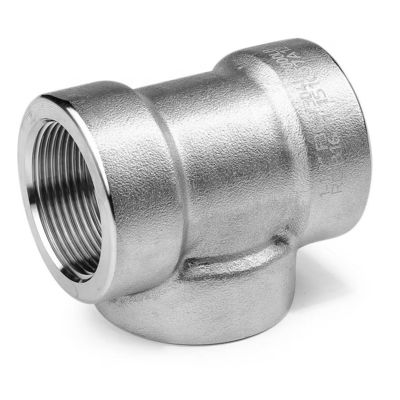 Acero inoxidable 304 316 316L 3000 LB 6000LB Tee forjado para accesorios de tuberías de alta presión