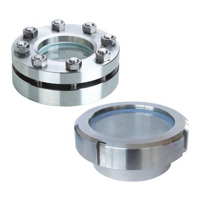 Clampada de acero inoxidable sanitario duradero 304 316L / vidrio de visión tubular de soldadura para tanque de cerveza