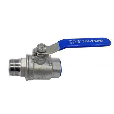 Acero inoxidable 304 316 2PC válvula de bolas NPT/BSP hilo 1/4''-4.0'' conexión cubierta de mango de vinilo