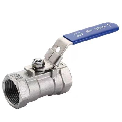 WZSS201 304 316 1 PC válvula de bola manual de acero inoxidable con bloqueo NPT BSP BSPT 1/4''-4.0
