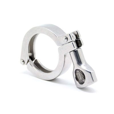 Grado alimenticio de acero inoxidable abrazaderas de un solo alfiler para sanitarios Presión máxima 10bar 145PSI