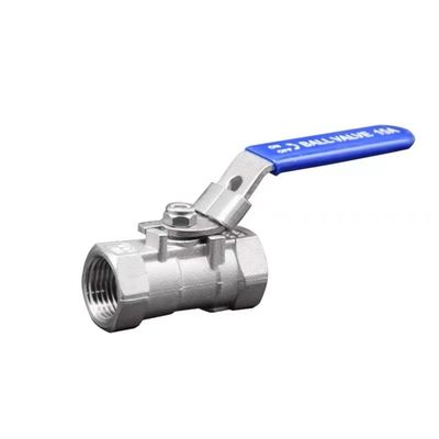 WZSS201 304 316 1 PC válvula de bola manual de acero inoxidable con bloqueo NPT BSP BSPT 1/4''-4.0