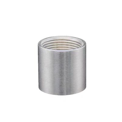 Accesorios para tuberías de acero inoxidable de plata acoplamiento de rosca completa para el uso general en SS201/304/316