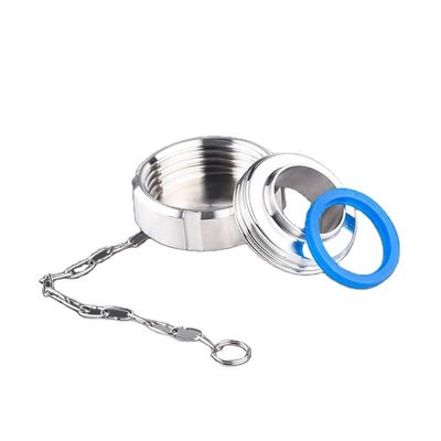 Acero inoxidable 304 316 SMS Union Blind Set Weld Male Weld Liner con ranuras y juntas