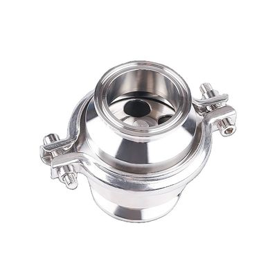 DN15-DN200 de acero inoxidable sanitario 304/316L Tri abrazadera válvula de verificación soporte personalizado