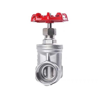 CF8 Válvula de puerta manual de rosca interna para aceite de gas de agua DN5-DN200 Código de cabeza cilíndrico