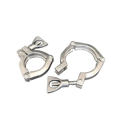 WENZHE Ss304 316L de acero inoxidable 3Pc Pipe rápida Tri abrazadera tres piezas abrazadera Ferrul abrazadera