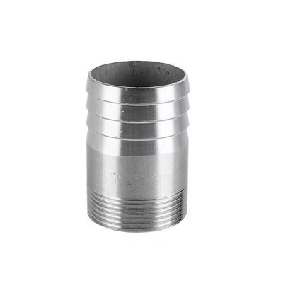 SS201 304 316 NPT BSP DIN manguera de fundición masculina con rosca de pezón con rosca de tornillo