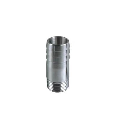 SS201 304 316 NPT BSP DIN manguera de fundición masculina con rosca de pezón con rosca de tornillo