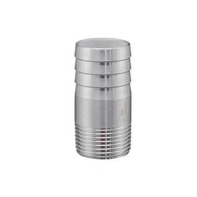 SS201 304 316 NPT BSP DIN manguera de fundición masculina con rosca de pezón con rosca de tornillo