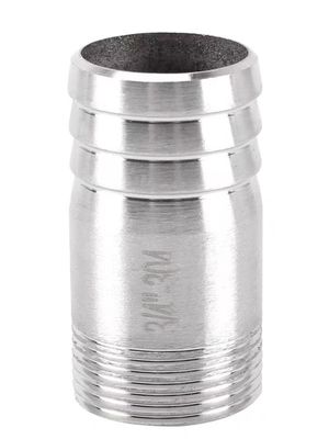 SS201 304 316 NPT BSP DIN manguera de fundición masculina con rosca de pezón con rosca de tornillo