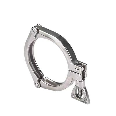 Apoyo personalizado Tres piezas de sujeción Ferrule de acero inoxidable 304 316 316L DIN SMS 3A