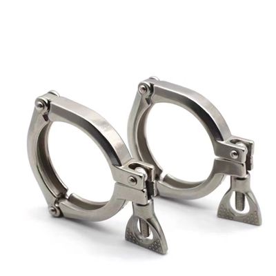 Apoyo personalizado Tres piezas de sujeción Ferrule de acero inoxidable 304 316 316L DIN SMS 3A