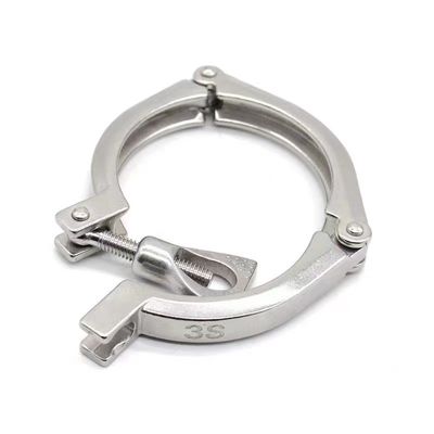 Apoyo personalizado Tres piezas de sujeción Ferrule de acero inoxidable 304 316 316L DIN SMS 3A