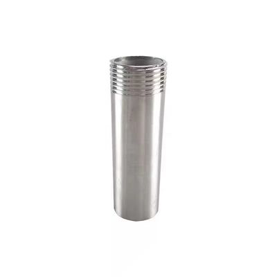 50 mm de largo SS304 NPT Mono pezón para 201 304 316 Acero inoxidable de fundición de plata