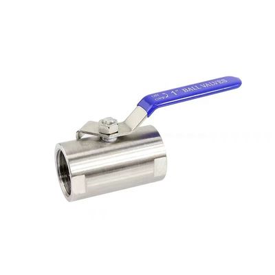 Válvula de bola ancha con rosca de acero inoxidable 201 NPT BSP para tornillo interno