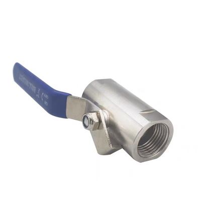 Válvula de bola ancha con rosca de acero inoxidable 201 NPT BSP para tornillo interno
