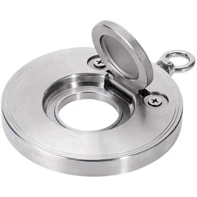 304 316 Válvula de compresión de oscilación de wafer delgado de acero inoxidable para aplicaciones industriales