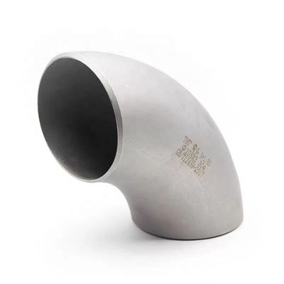 Acero inoxidable 304 316 316L 90 grados conexión de codo soldado con trasero de 1"-4" DN25-DN100