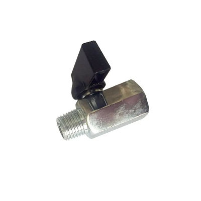Mini válvula de bolas de bronce BSP de sexo masculino a femenino válvula de cierre pequeña de 1/8 "para fines generales