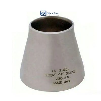 Acero inoxidable 304 316 316L Reducidor excéntrico concéntrico DN25-DN100 Plata 1/4'-40