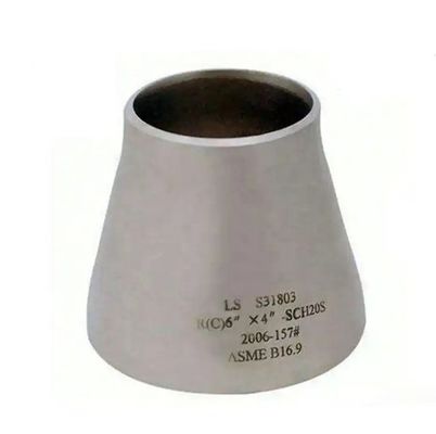 Acero inoxidable 304 316 316L Reducidor excéntrico concéntrico DN25-DN100 Plata 1/4'-40