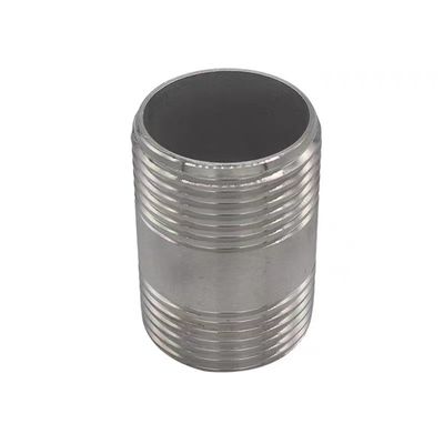 WZ 1/8"-4" de acero inoxidable 201 301 316 NPT BSP con rosca para tubos NIPPLE conector