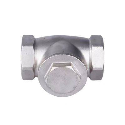 WZ SS 304 316 CF8 CF8M válvula de control de oscilación cilíndrica sin retorno 200WOG 1/2"-4" igual
