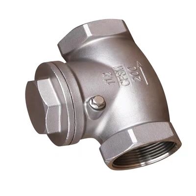 WZ SS 304 316 CF8 CF8M válvula de control de oscilación cilíndrica sin retorno 200WOG 1/2"-4" igual