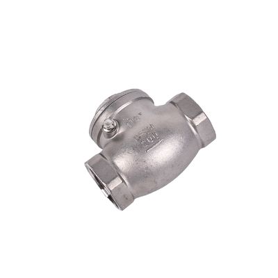 1 pulgadas de acero inoxidable H14 válvula de control para el agua de resorte swing y control de aire