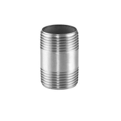 Acero inoxidable Ss304 Ss316 Tubo de acoplamiento de hilo masculino con superficie de pulido de espejo