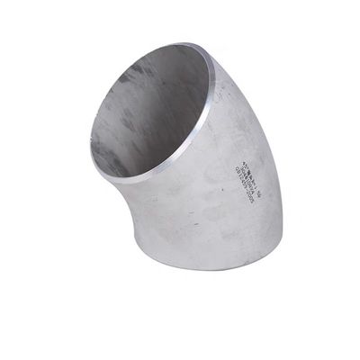 Acero inoxidable 304 316 45 grados Largo radio Codo 1&quot;-4&quot; DN25-DN100 Código de cabeza cilíndrico